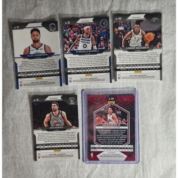 Panini NBA Trading Cards Lot of 23 Mosaic, Prizm, Optic NM In Penny Sleeves - Picture 5 of 6